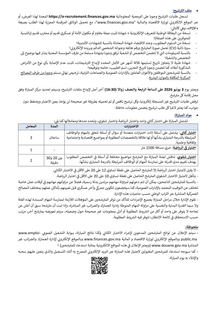 تفاصيل المناصب